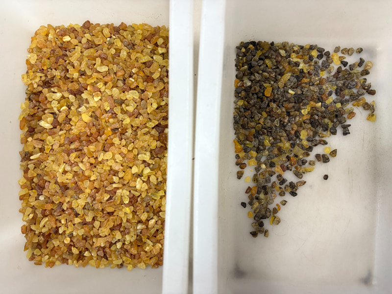 TOPSORT MINI amber color sorter